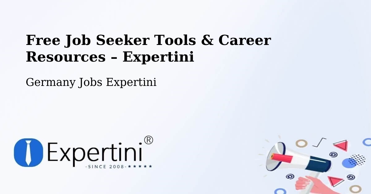 Free Job Seeker Tools & Career Resources – Achstetten - Achstetten, Germany Jobs Expertini