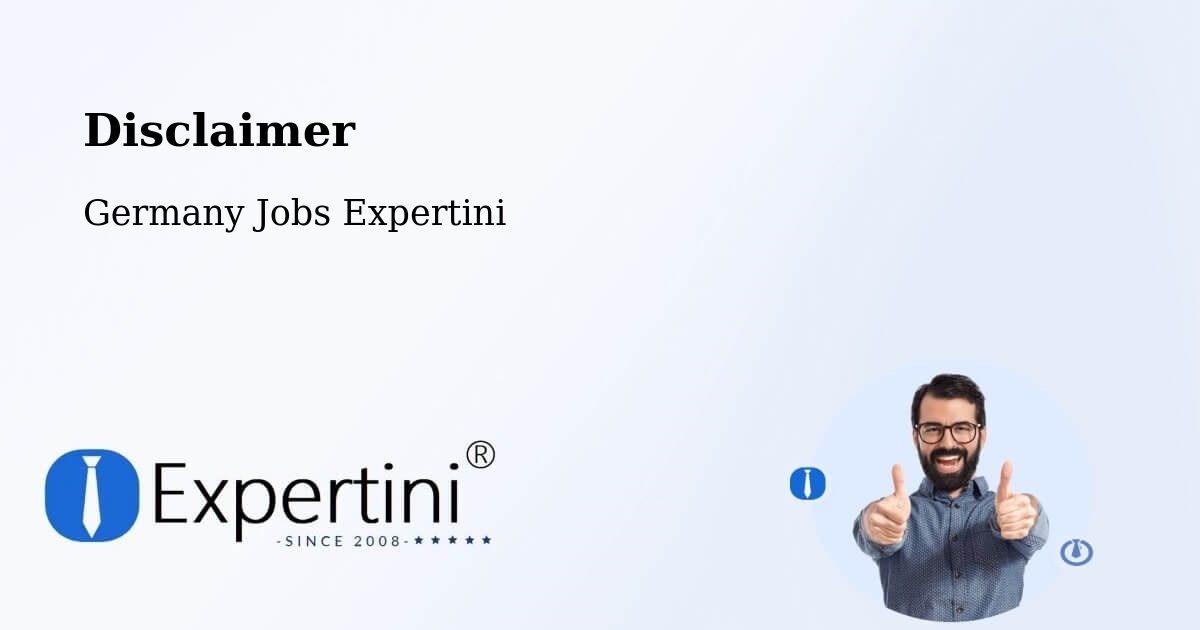 Disclaimer – Achstetten - Germany Jobs Expertini